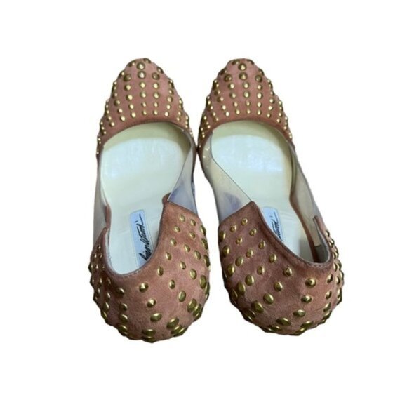 Brian Atwood Loca Studded Pumps Women Size 37.5 US‎ 6 - Picture 8 of 13